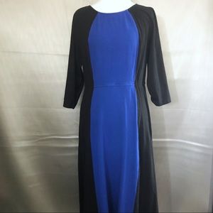EShakti color block maxi dress